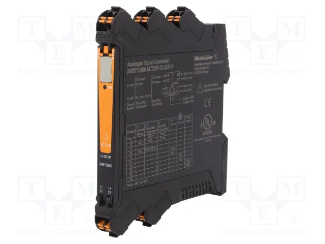 ACT20P-CI-2CO-P (Converter: analog signals; DIN; 0?20mA,4?20mA; 20?30VDC; -20?60°CСрок поставки 2-3 недели)