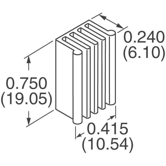651-B (HEATSINK 14-16PIN DIP BLK)