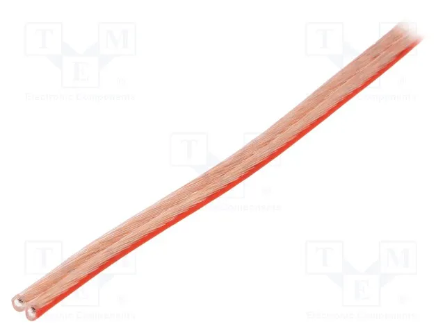 CA1077 (Wire: loudspeaker cable; stranded; CCA; transparent; PVC; 50mСрок поставки 2-3 недели)