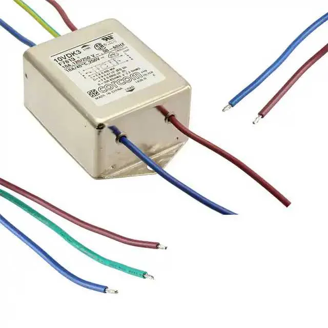 6609034-8 (LINE FILTER 250VAC 10A CHASS MNT)