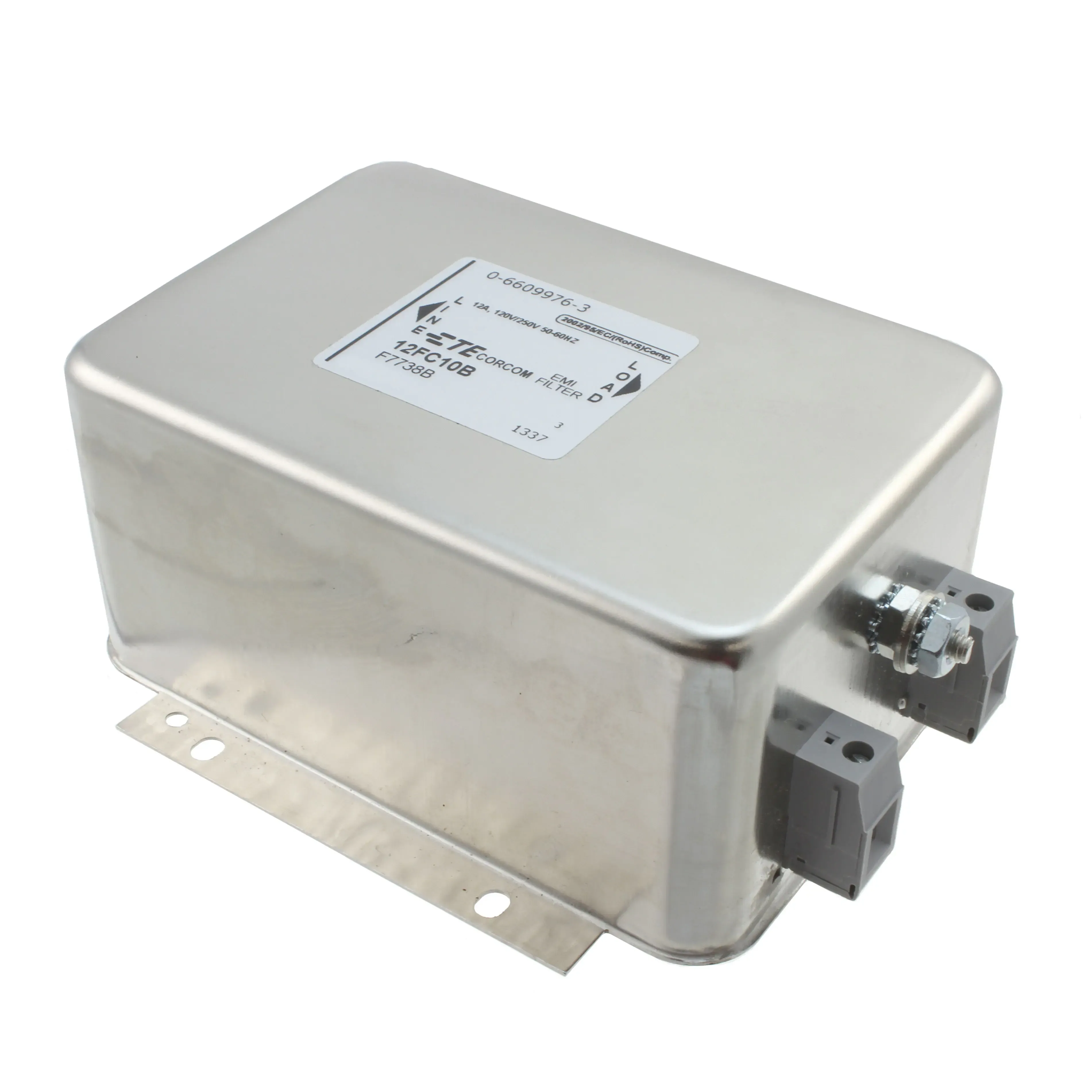 6609976-3 (LINE FILTER 250VAC 12A CHASS MNT)