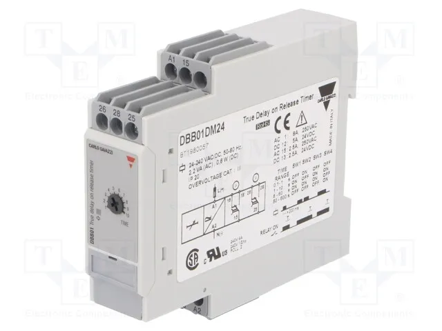 DBB01DM24 (DPDT DELAY ON RELEASE TIMER)