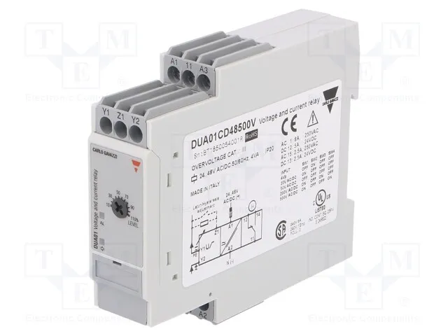 DUA01CD48500V (24/48V VOLTAGE/CURRENT RELAY)