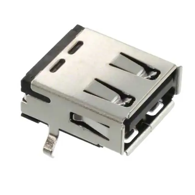 0676432910 (USB A RCPT SGL RA T/H W/O FLG)