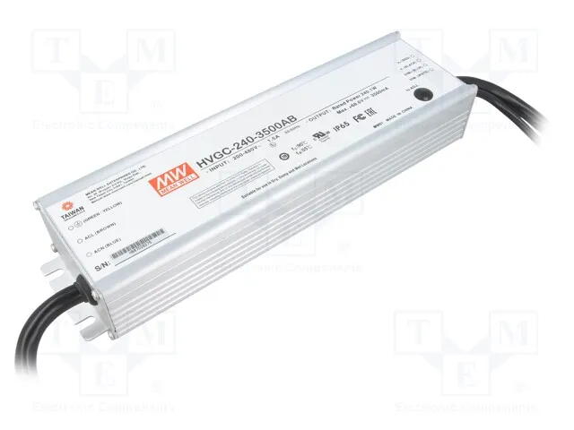 HVGC-240-3500AB (Power supply: switched-mode; LED; 240.1W; 34.3?68.6VDC; IP65Срок поставки 2-3 недели)