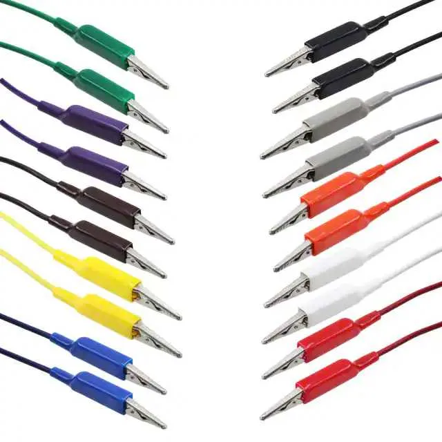 684-24-S (LEAD TEST ALLIG CLIP 24 SET/10")
