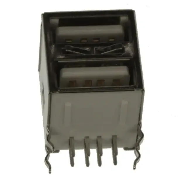 690-008-621-013 (CONN USB DUAL TYPE A HORIZON R/A)