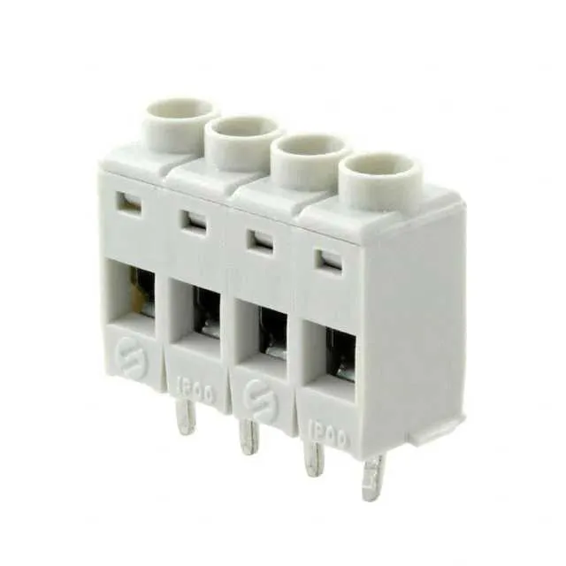 691131710004 (CONN TERM BLOCK 4POS 5MM GRAY)
