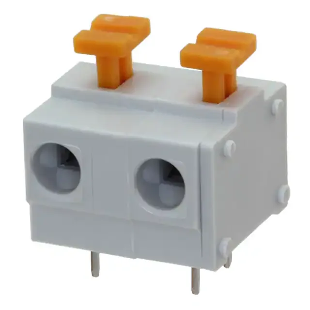 691411410002 (TERM BLOCK 2POS SIDE ENT 7.62MM)