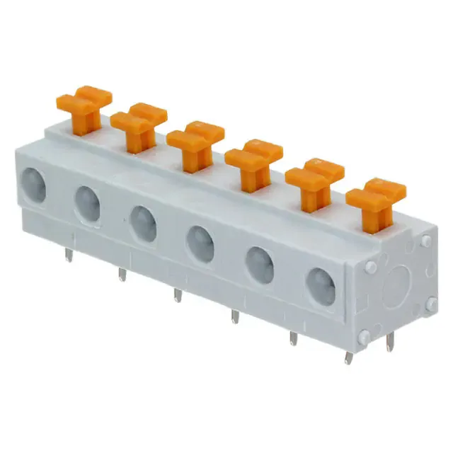 691411410006 (TERM BLOCK 6POS SIDE ENT 7.62MM)