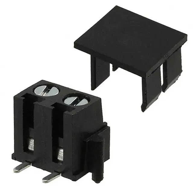 691709710302 (CONN TERM BLOCK 2POS 5MM BLACK)