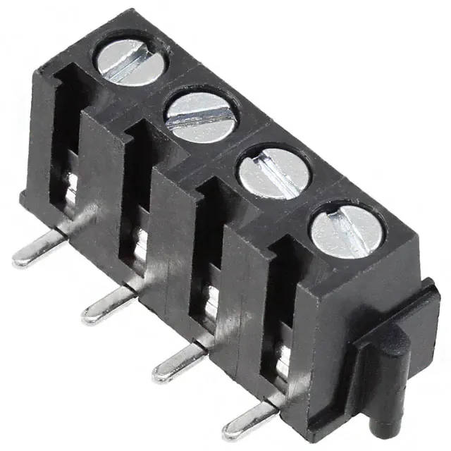 691709710304 (CONN TERM BLOCK 4POS 5MM BLACK)