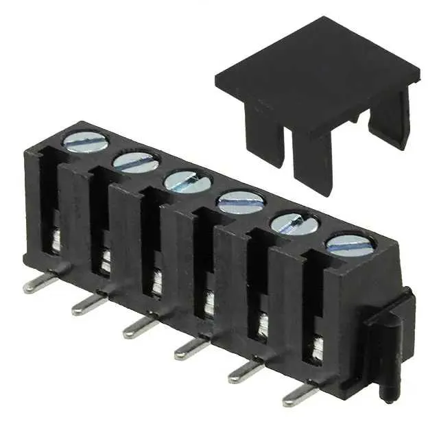 691709710306 (CONN TERM BLOCK 6POS 5MM BLACK)