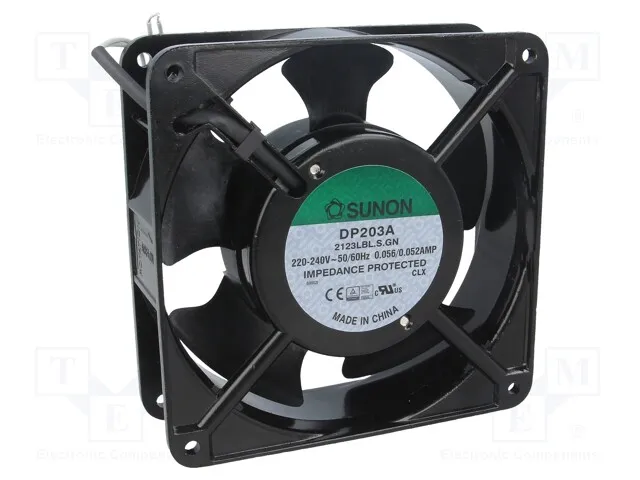 DP203A2123LBL.S.GN (Fan: AC; axial; 230VAC; 119x119x38.5mm; 132.5m3/h; 39dBA; 2300rpmСрок поставки 2-3 недели)
