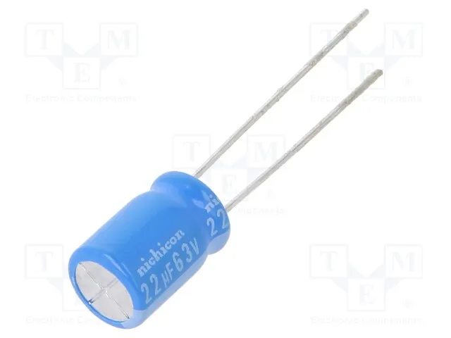UBT1J220MPD8TD (CAP ALUM 22UF 20% 63V THRU HOLE)