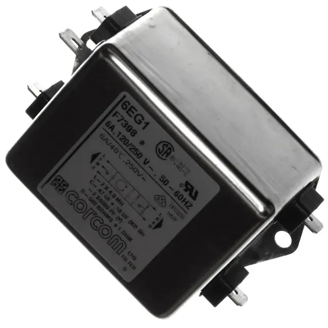 6EG1 (LINE FILTER 250VAC 6A CHASS MNT)
