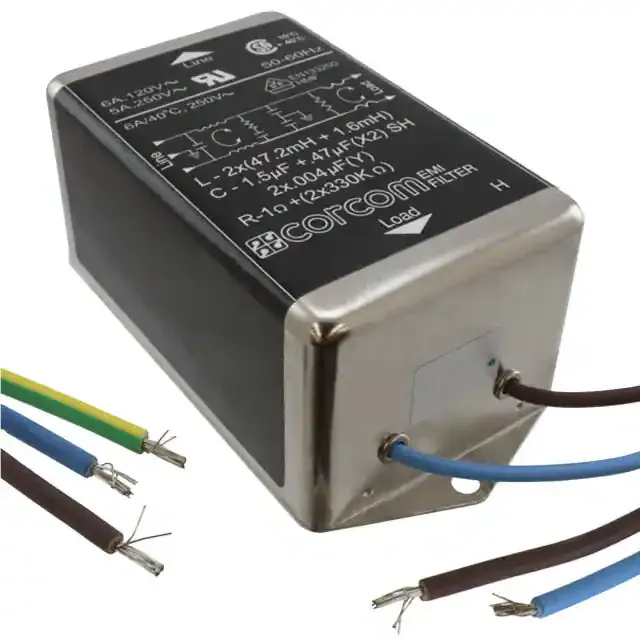 6EQ3 (LINE FILTER 250VAC 6A CHASS MNT)