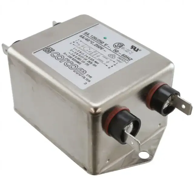 6MV1 (LINE FILTER 250VAC 6A CHASS MNT)