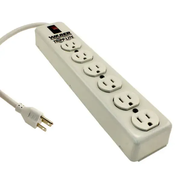 6SPDX-15 (POWER STRIP 12.515A 6OUT15'CORD")