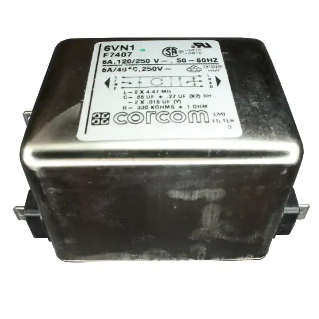 6VN1 (LINE FILTER 250VAC 6A CHASS MNT)