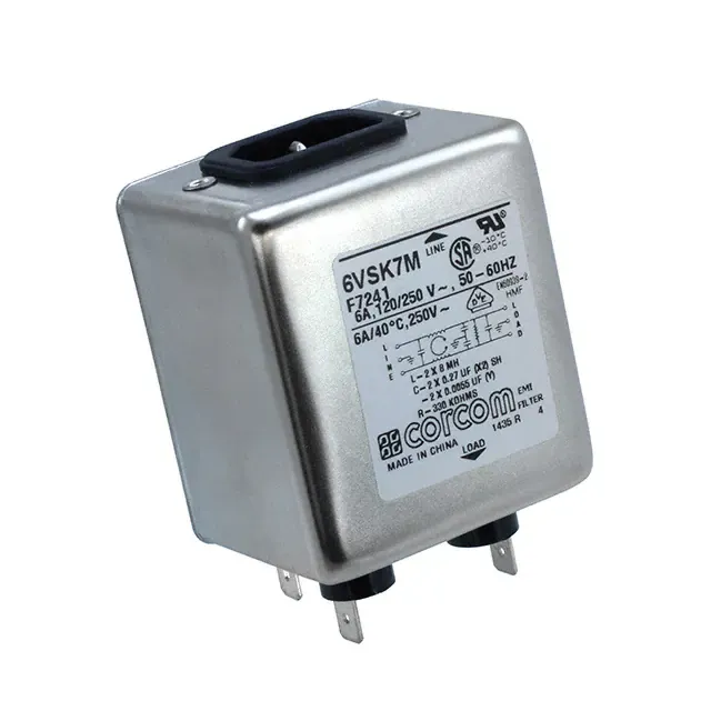 6VSK7M (LINE FILTER 250VAC 6A CHASS MNT)