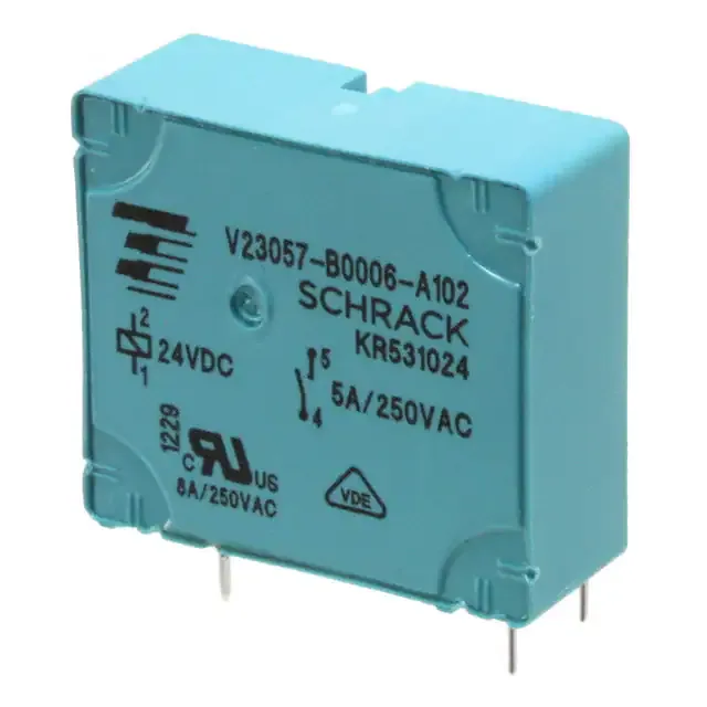 V23057B0006A102 (RELAY GEN PURPOSE SPST 5A 24V)