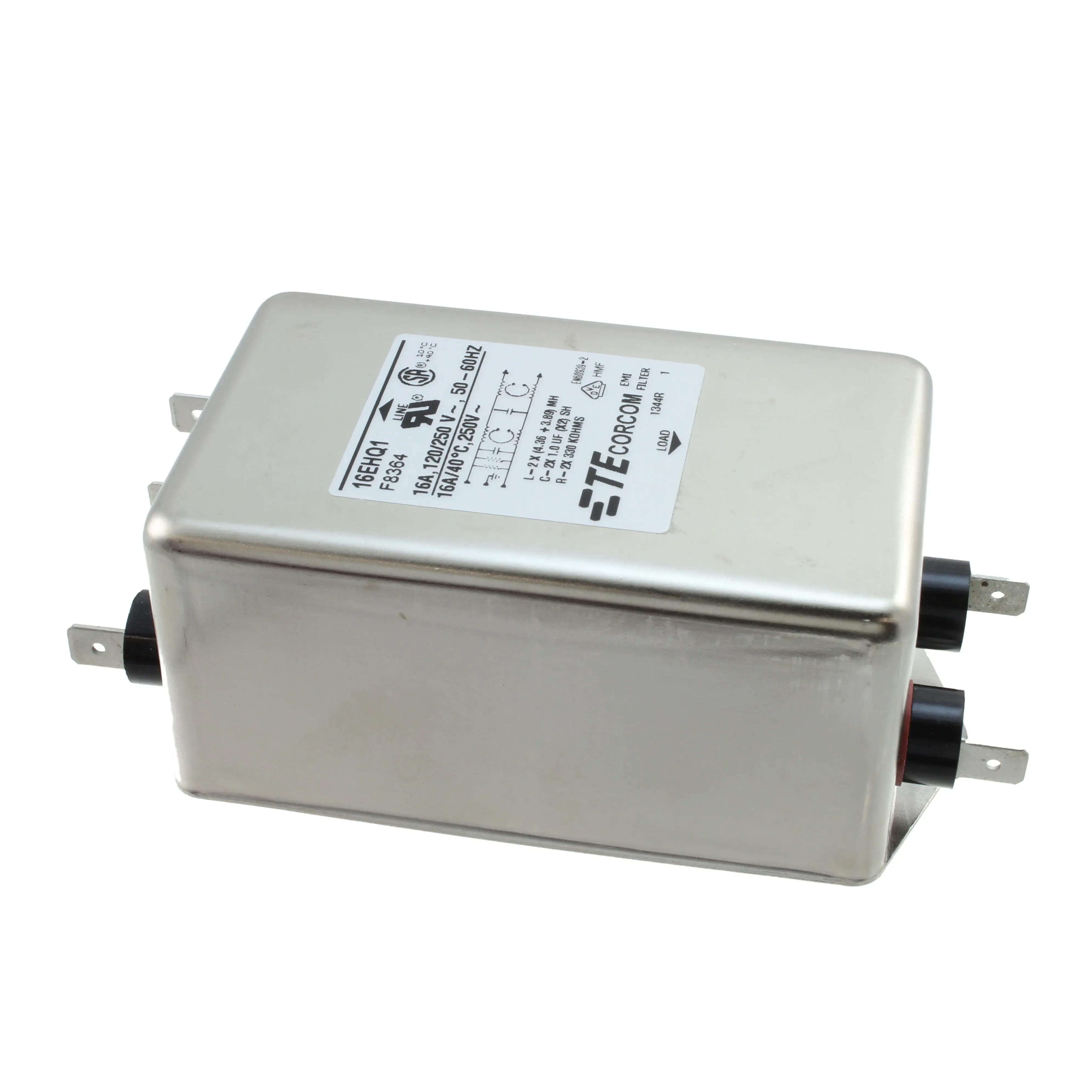 7-1609097-9 (LINE FILTER 250VAC 16A CHASS MNT)
