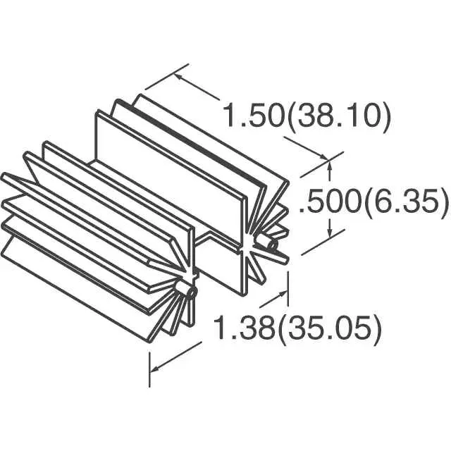 7-338-1PP-BA (HEATSINK PWR W/PINS BLACK TO-220)