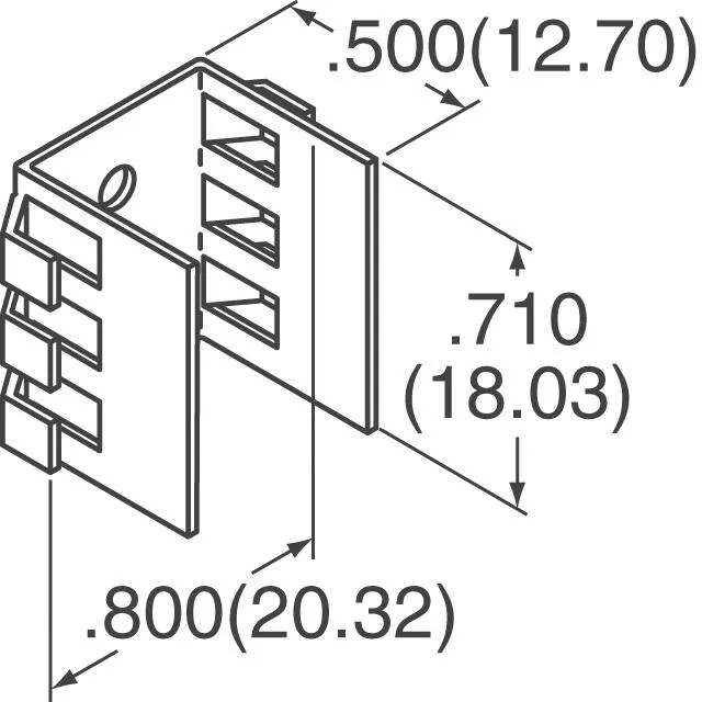 7-361-BA (HEATSINK VERT HORZ TO-220)