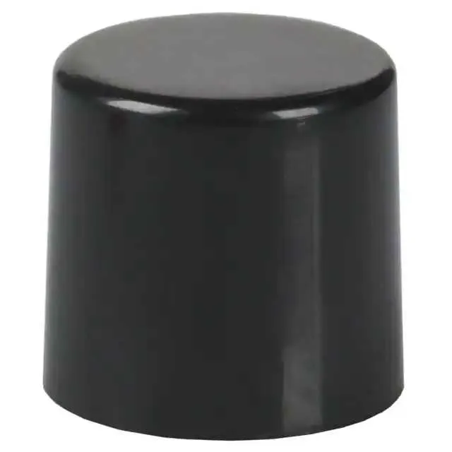 700C1BLK (CAP PUSHBUTTON ROUND BLACK)
