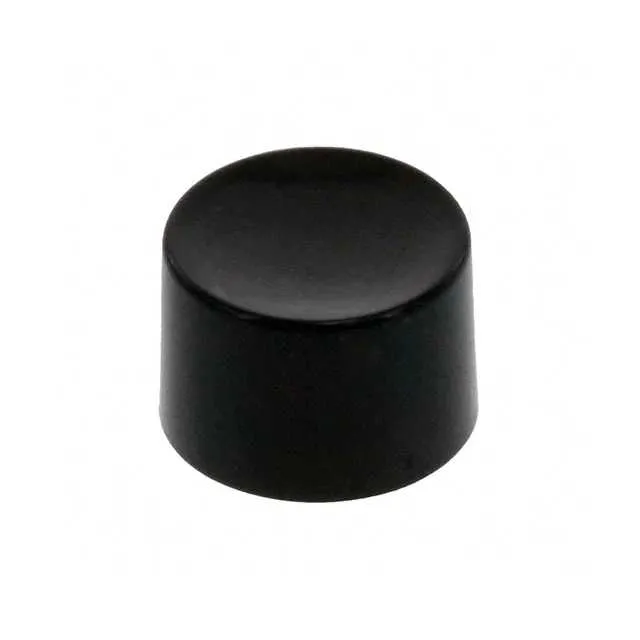 700C2BLK (CAP PUSHBUTTON ROUND BLACK)