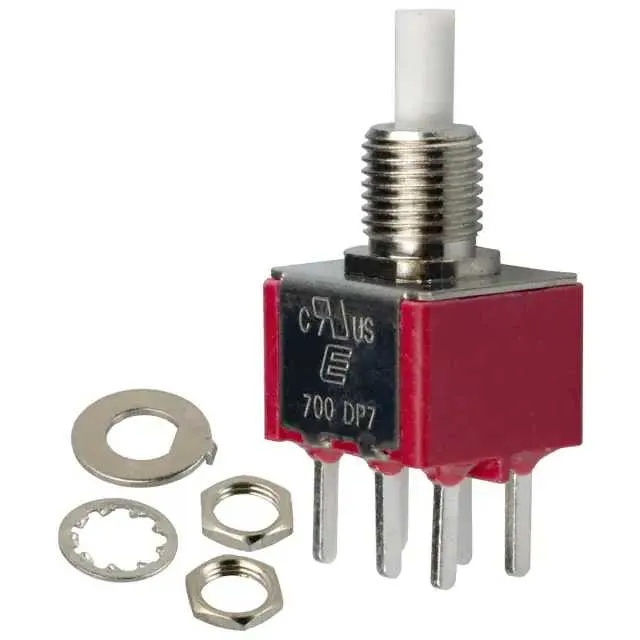 700DP7B10M2QEH (SWITCH PUSHBUTTON DPDT 3A 120V)