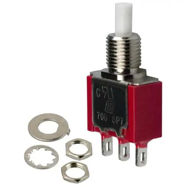 700SP7B10M1QEH (SWITCH PUSHBUTTON SPDT 3A 120V)