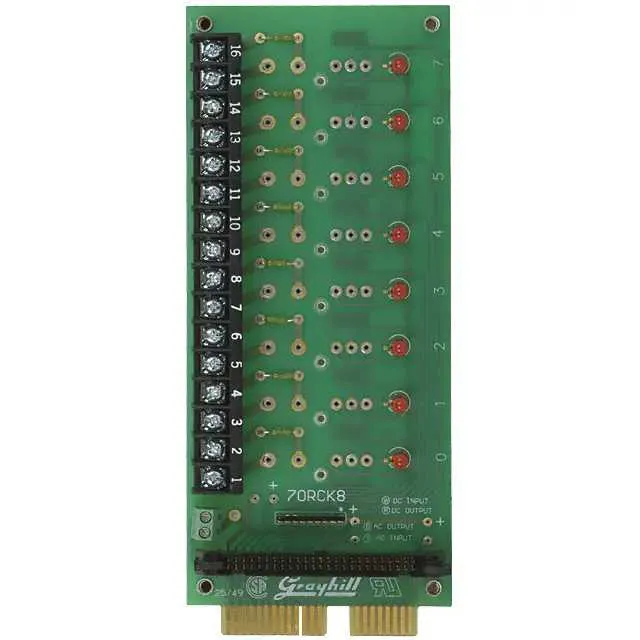 70RCK8-HL (I/O MOUNTING BOARD STANDARD 8POS)