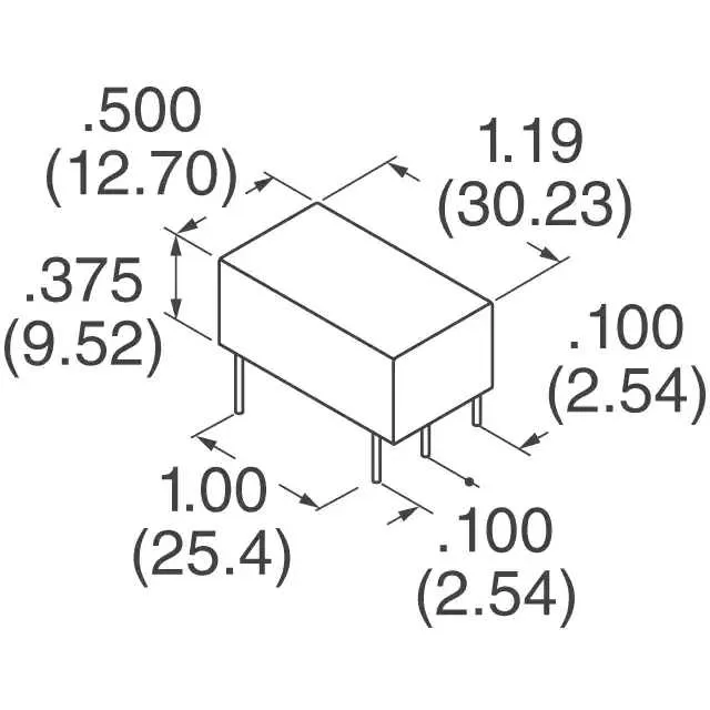 7102-05-1001 (RELAY REED DPST 500MA 5V)