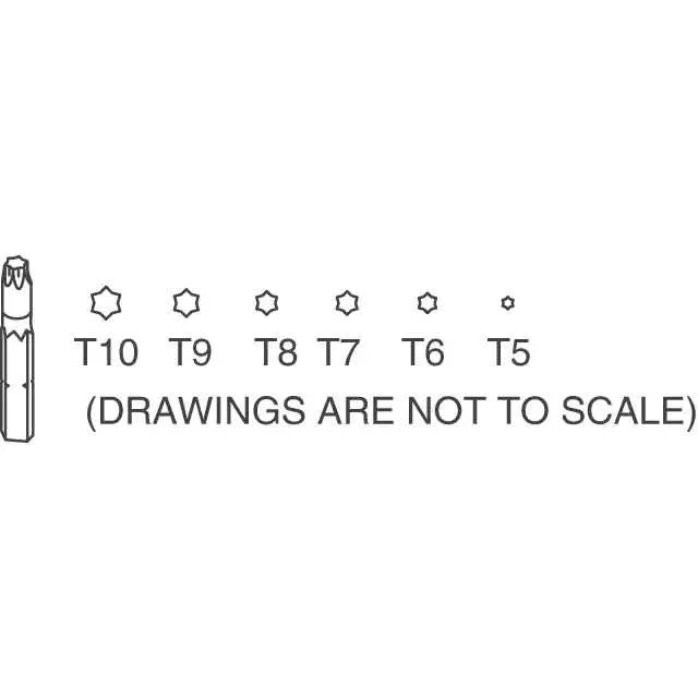 71570 (BIT SET TORX 6PC)