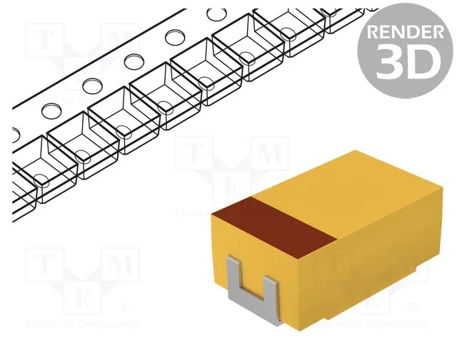 TAJD476M006RNJ (CAP TANT 47UF 6.3V 20% 2917)