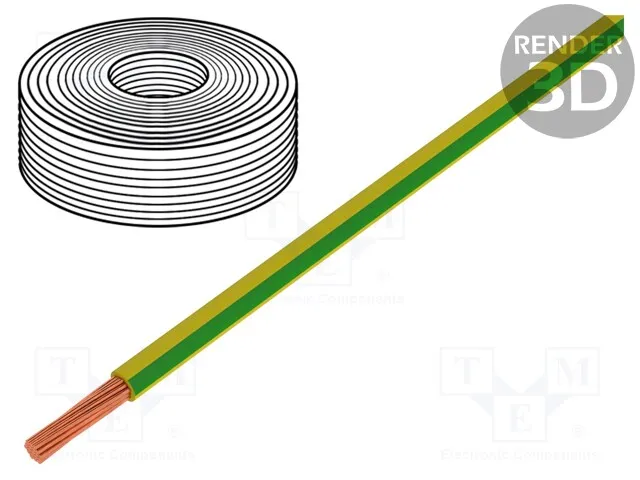 4560017S (WIRE, LIFY, GRN/YEL, 0.75MMСрок поставки 2-3 недели)
