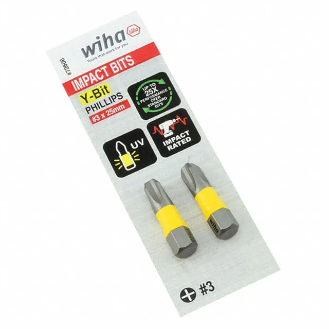 72606 (726 Y-BIT PHIL PH3X25MM - 2 PACK)