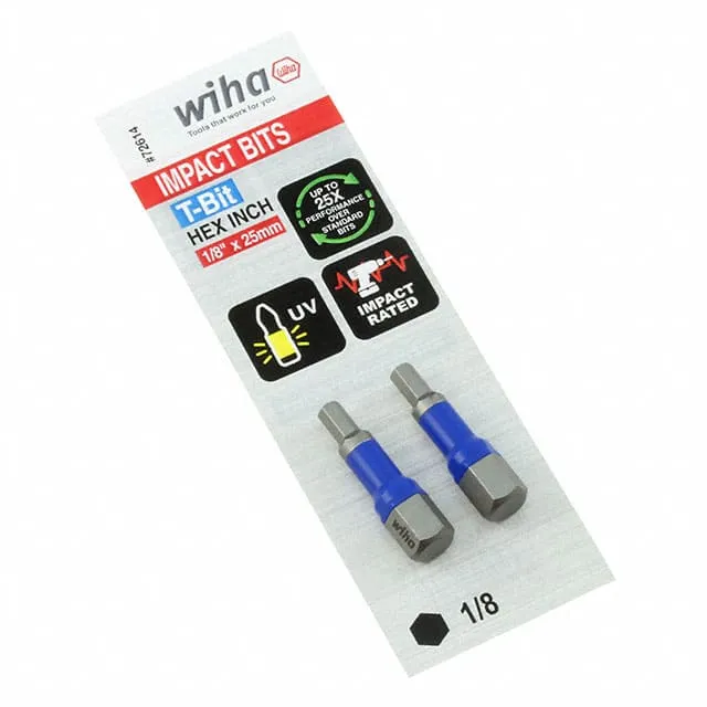 72614 (726 T-BIT HEX 1/8X25MM - 2 PACK")