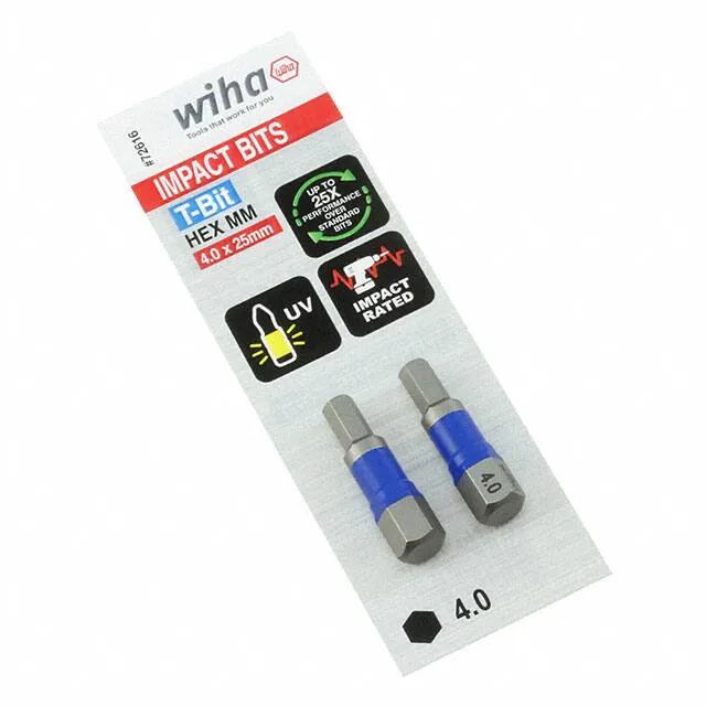 72616 (726 T-BIT HEX 4.0X25MM - 2 PACK)