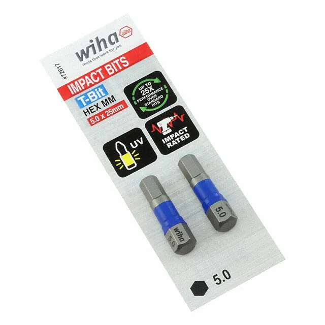 72617 (726 T-BIT HEX 5.0X25MM - 2 PACK)