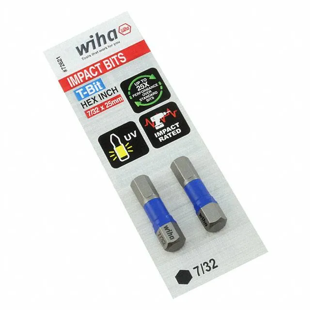 72621 (726 T-BIT HEX 7/32X25MM 2 PACK")