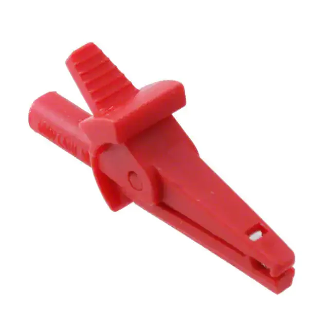 72924-2 (ALLIGATOR CLIP MINI 2MM JACK RED)