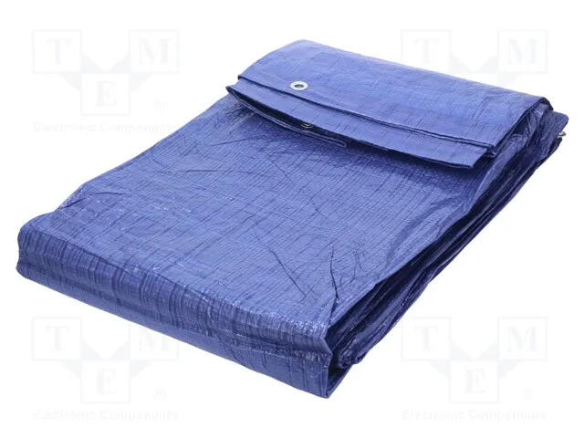 07-01-0810 (Tarpaulin; L: 10m; Width: 8m; PE; Colour: blue; V: with metal ringsСрок поставки 2-3 недели)