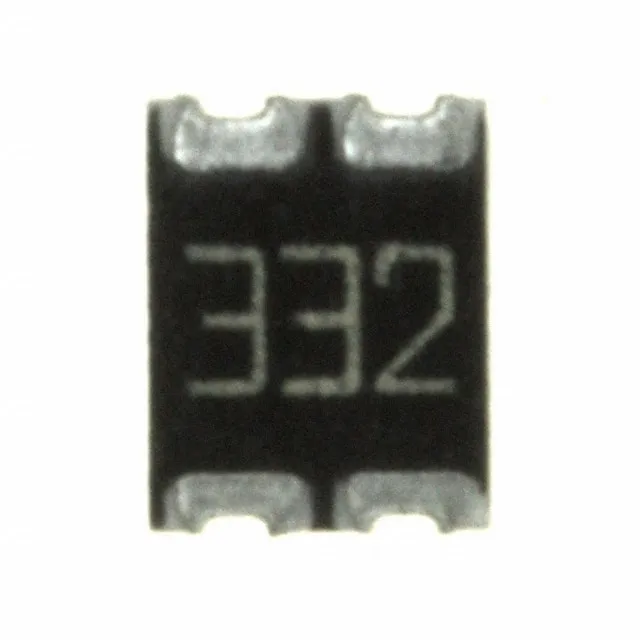 744C043332JTR (RES ARRAY 2 RES 3.3K OHM 1210)