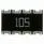 744C083105JP (RES ARRAY 4 RES 1M OHM 2012)