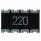 744C083220JP (RES ARRAY 4 RES 22 OHM 2012)