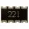 744C083221JP (RES ARRAY 4 RES 220 OHM 2012)