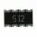 744C083512JTR (RES ARRAY 4 RES 5.1K OHM 2012)